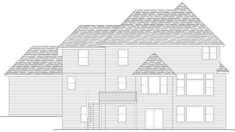 Country House Plan #098-00144 Elevation Photo
