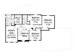 Second Floor for House Plan #098-00144