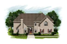 Traditional House Plan #036-00160 Elevation Photo