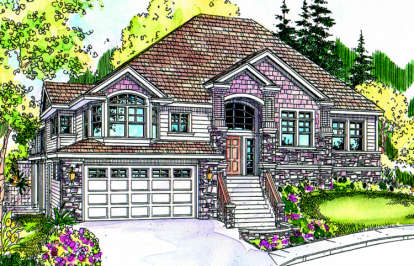 4 Bed, 2 Bath, 2968 Square Foot House Plan - #035-00350