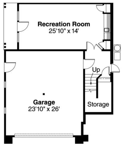 Floorplan 2 for House Plan #035-00350