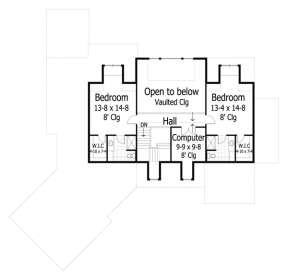 Second Floor for House Plan #098-00162