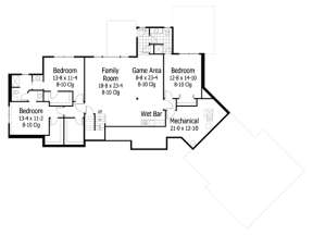 Basement for House Plan #098-00164