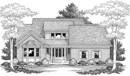 Southern House Plan #098-00168 Elevation Photo