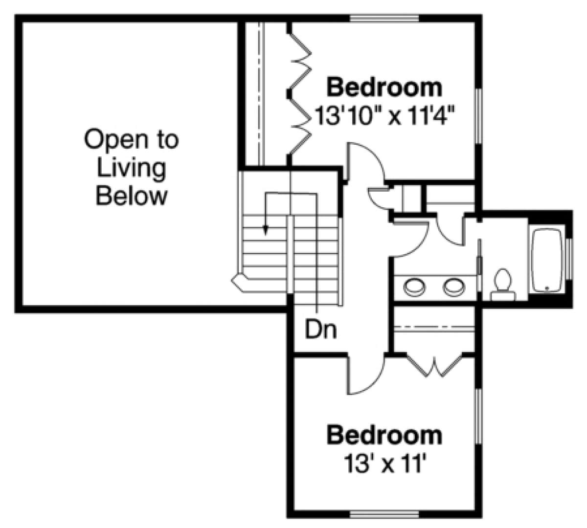 Floorplan 2 for House Plan #035-00351