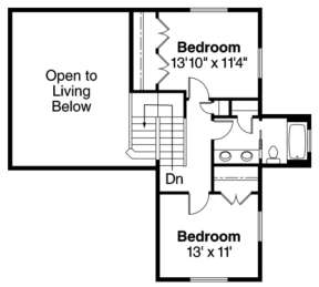 Floorplan 2 for House Plan #035-00351