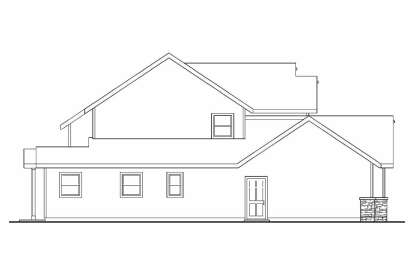 Craftsman House Plan #035-00453 Elevation Photo