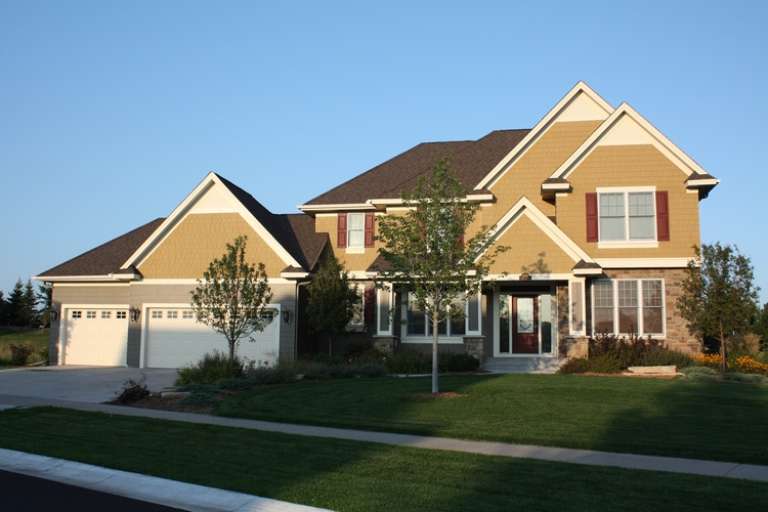 Luxury House Plan #098-00171 Elevation Photo