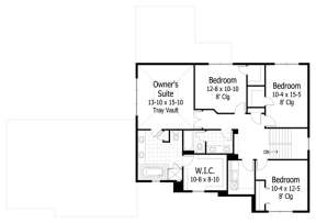 Second Floor for House Plan #098-00171