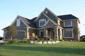 Luxury House Plan #098-00172 Elevation Photo