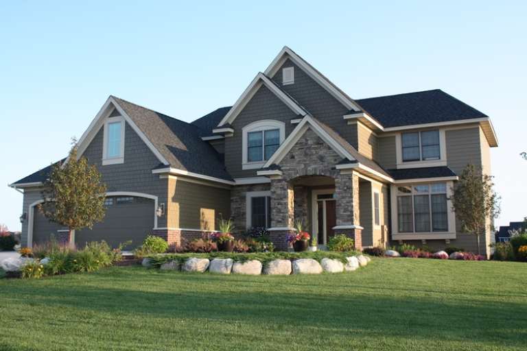 Luxury House Plan #098-00172 Elevation Photo