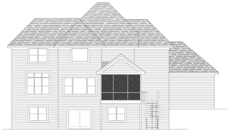 Luxury House Plan #098-00172 Elevation Photo