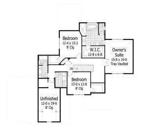 Second Floor for House Plan #098-00172