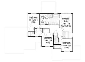 Second Floor for House Plan #098-00173