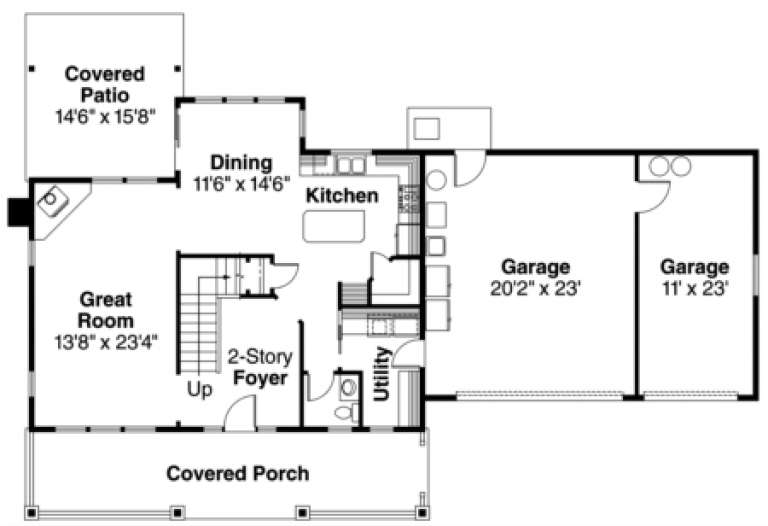 House Plan House Plan #1169 Drawing 1