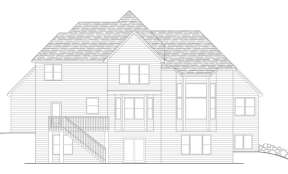 Country House Plan #098-00178 Elevation Photo