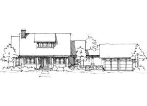 Traditional House Plan #028-00001 Elevation Photo