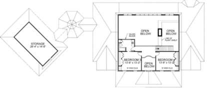 Second Floor for House Plan #036-00161