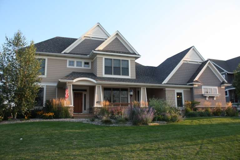 Luxury House Plan #098-00185 Elevation Photo