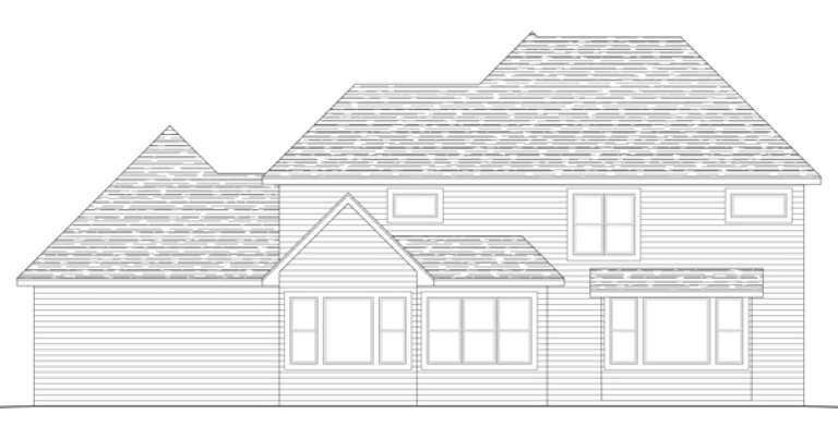 Luxury House Plan #098-00185 Elevation Photo