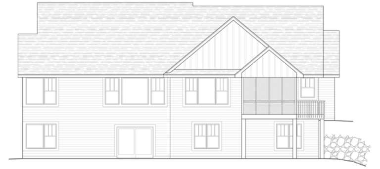Craftsman House Plan #098-00191 Elevation Photo