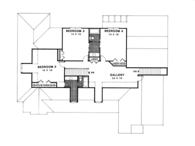 House Plan House Plan #1171 Drawing 2
