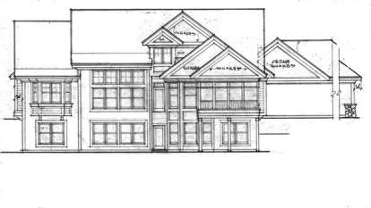 Craftsman House Plan #098-00200 Elevation Photo