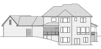 Traditional House Plan #098-00201 Elevation Photo