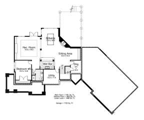 Basement for House Plan #098-00201