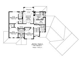 Second Floor for House Plan #098-00201