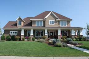 Traditional House Plan #098-00205 Elevation Photo