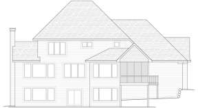 Traditional House Plan #098-00205 Elevation Photo