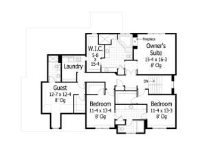 Second Floor for House Plan #098-00205