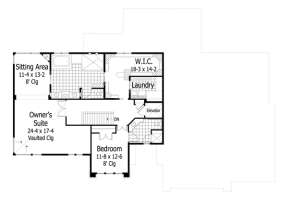 Second Floor for House Plan #098-00206
