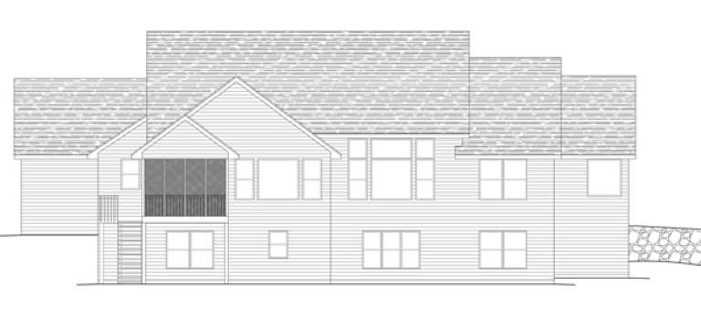 Craftsman House Plan #098-00214 Elevation Photo