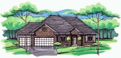 3 Bed, 2 Bath, 2792 Square Foot House Plan - #098-00221