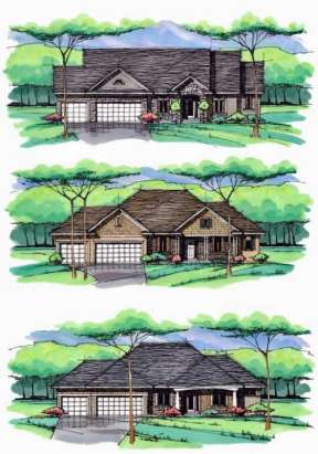 Country House Plan #098-00224 Elevation Photo