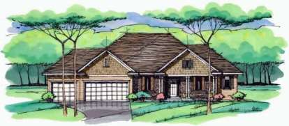 3 Bed, 2 Bath, 3241 Square Foot House Plan - #098-00225