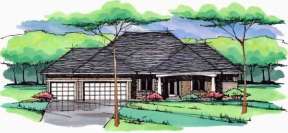 Craftsman House Plan #098-00227 Elevation Photo