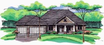 Cottage House Plan #098-00232 Elevation Photo