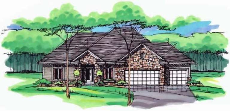Cottage House Plan #098-00234 Elevation Photo