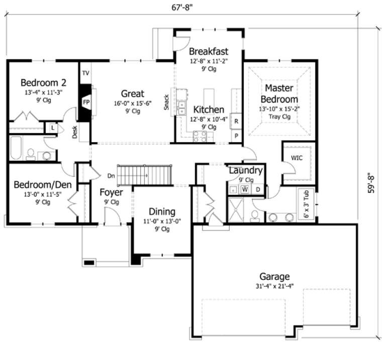 House Plan House Plan #11755 Drawing 2