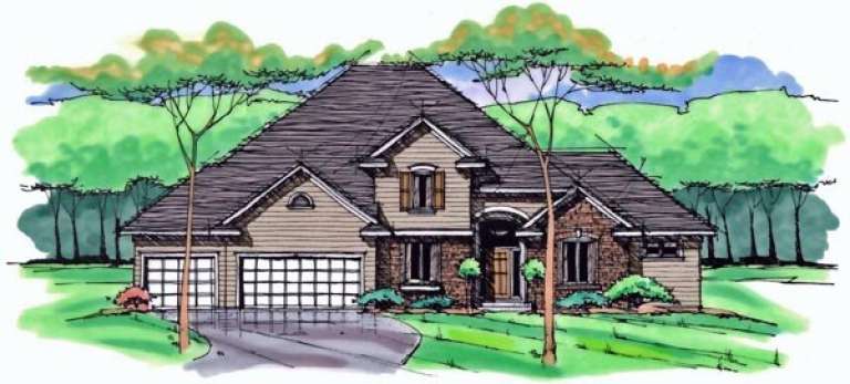 House Plan House Plan #11766 Front Elevation