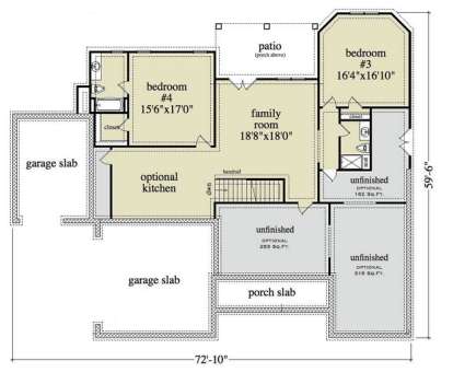 Floorplan 1 for House Plan #957-00015
