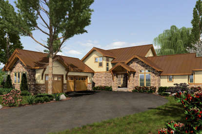 Craftsman House Plan #2559-00017 Elevation Photo