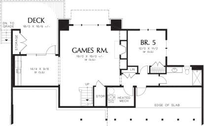 Basement for House Plan #2559-00018