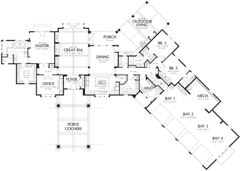 House Plan House Plan #11797 Drawing 1
