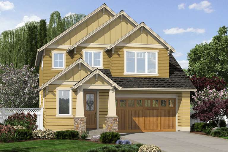 House Plan House Plan #11801 Front Elevation 