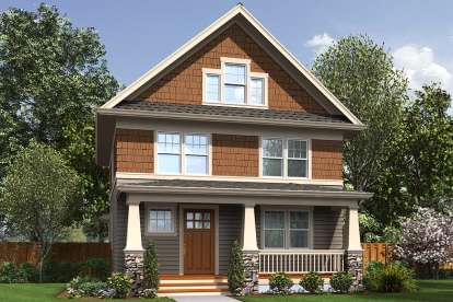 Craftsman House Plan #2559-00033 Elevation Photo