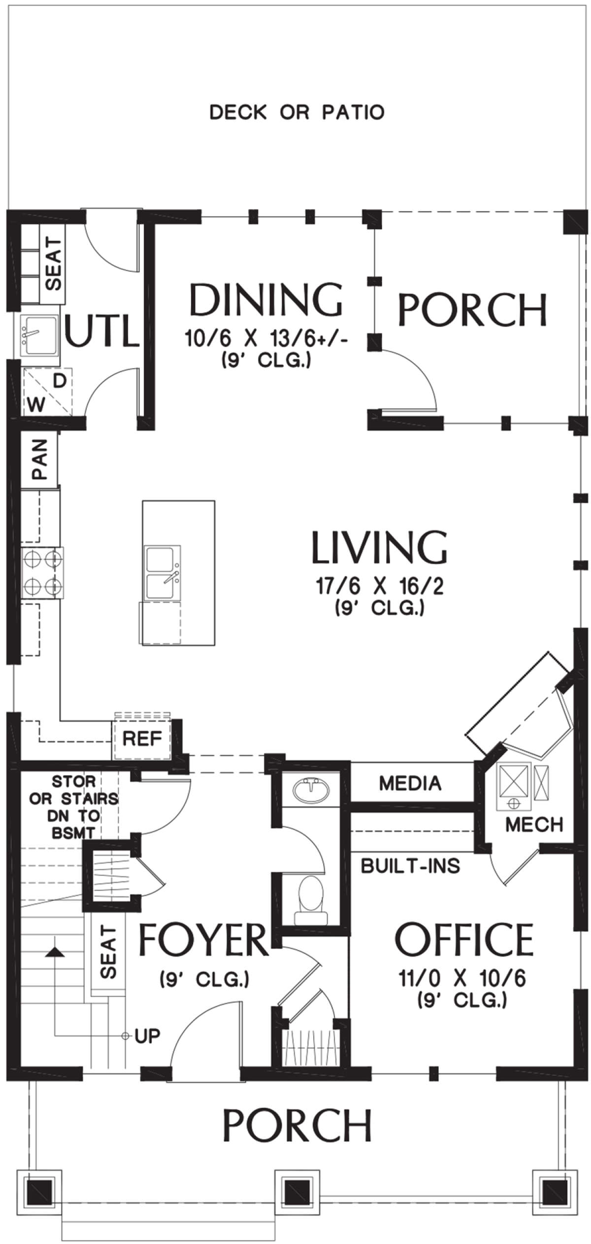 Main Floor for House Plan #2559-00033